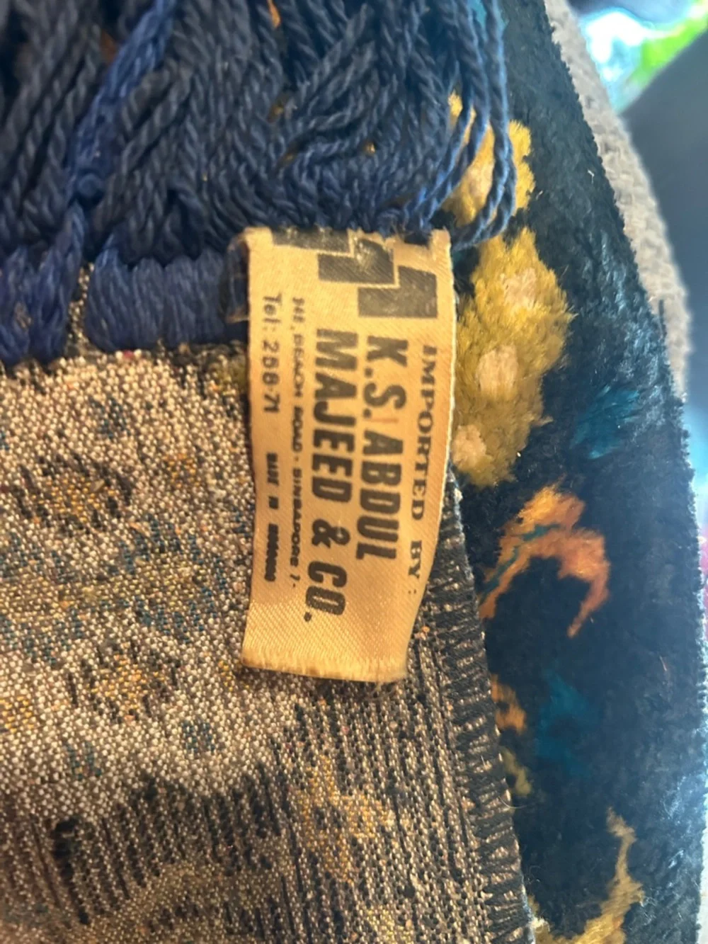 Vintage Tiger Jungle Tapestry - Multicolor